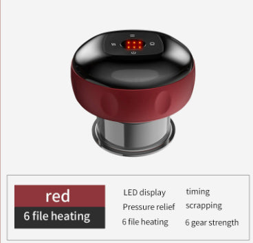 Electric Cupping Machine Push-button Vacuum Gua Sha Machine Wireless Charging